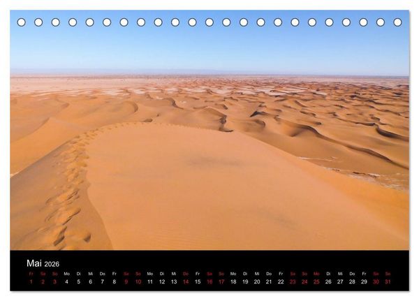 Produktbild: Sahara W&uuml;stentrekking (Tischkalender 2026 DIN A5 quer), CALVENDO Monatskalender