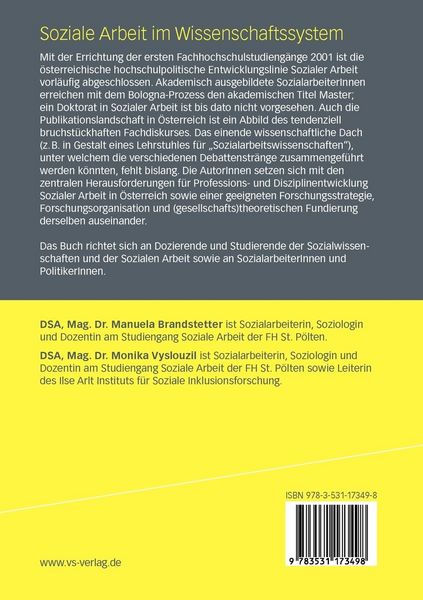 Produktbild: Soziale Arbeit im Wissenschaftssystem
