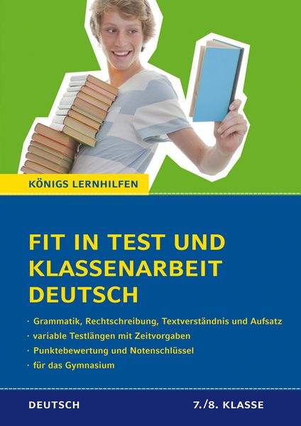 Fit in Test und Klassenarbeit – Deutsch. 7./8. Klasse Gymnasium, Taschenbuch von Peter Süss, Klett Lerntraining bei PONS Langenscheidt GmbH,