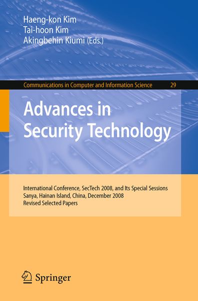Produktbild: Advances in Security Technology