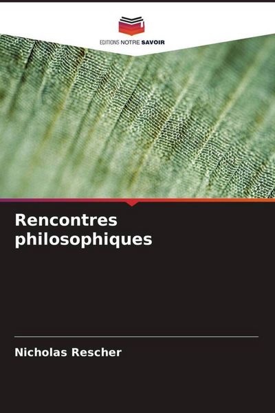 Produktbild: Rencontres philosophiques