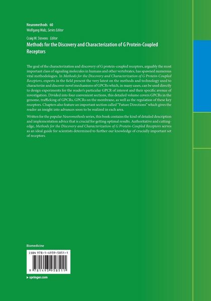 Produktbild: Methods for the Discovery and Characterization of G Protein-Coupled Receptors