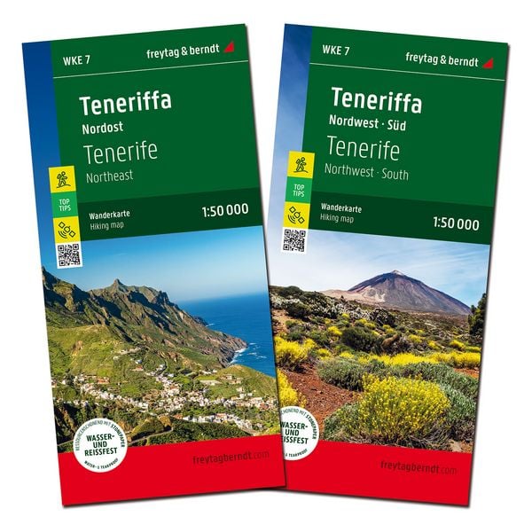Freytag & berndt Wanderkarten-Set Teneriffa 1:50.000, Sonstige von , KOMPASS freytag und berndt, 978-3-7079-2298-1