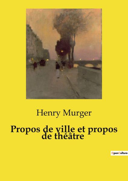 Produktbild: Propos de ville et propos de th&eacute;&acirc;tre
