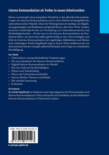 Produktbild: Interne Kommunikation als Treiber in neuen Arbeitswelten