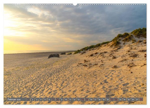 Produktbild: D&auml;nemark - Die wundersch&ouml;ne Westk&uuml;ste (hochwertiger Premium Wandkalender 2026 DIN A2 quer), Kunstdruck in Hochglanz