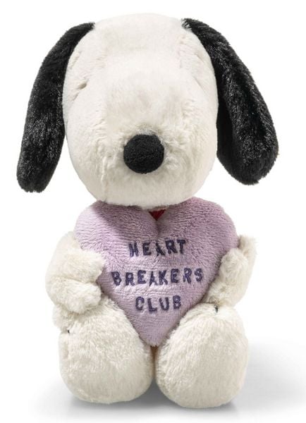 Produktbild: Steiff 024450 - Snoopy Heartbreakers Club, 22 cm, Pl&uuml;sch-Hund aus der Comicserie Peanuts
