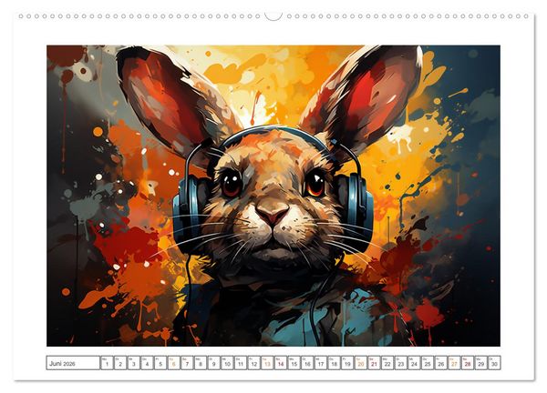 Produktbild: Musik Safari (hochwertiger Premium Wandkalender 2026 DIN A2 quer), Kunstdruck in Hochglanz
