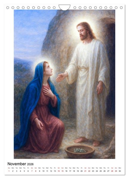 Produktbild: The Way of the Son of Man (Wall Calendar 2026 DIN A4 portrait), CALVENDO 12 Month Wall Calendar