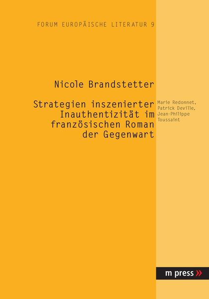 Produktbild: Strategien inszenierter Inauthentizitaet im franzoesischen Roman der Gegenwart