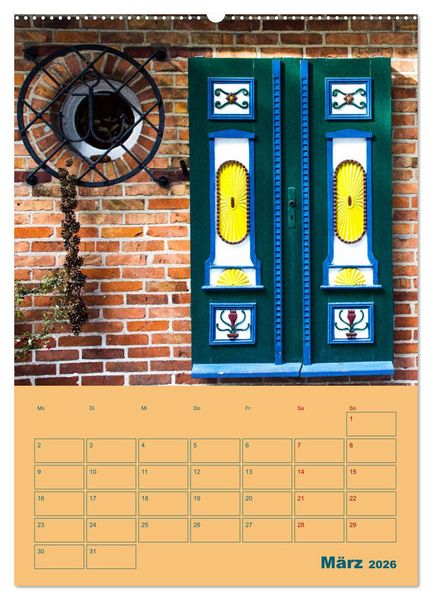 Produktbild: Fischland-Dar&szlig;-Zingst Terminplaner (Wandkalender 2026 DIN A2 hoch), CALVENDO Monatskalender
