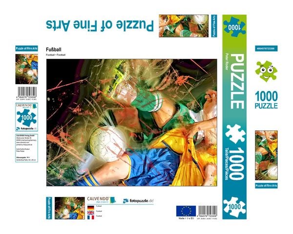 Produktbild: CALVENDO Puzzle Fu&szlig;ball 1000 Teile Lege-Gr&ouml;&szlig;e 480 x 640 cm Foto-Puzzle Bild von Peter Roder