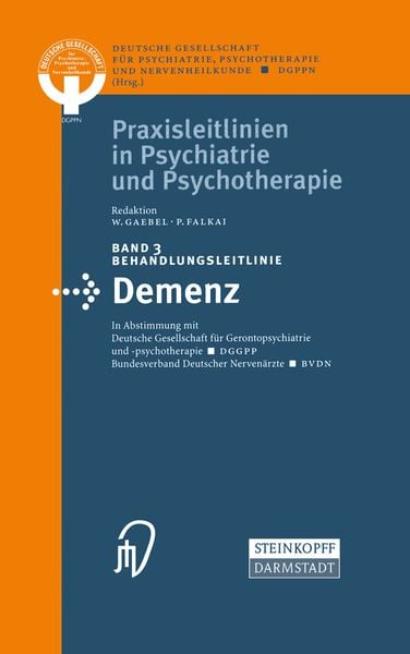 Produktbild: Behandlungsleitlinie Demenz