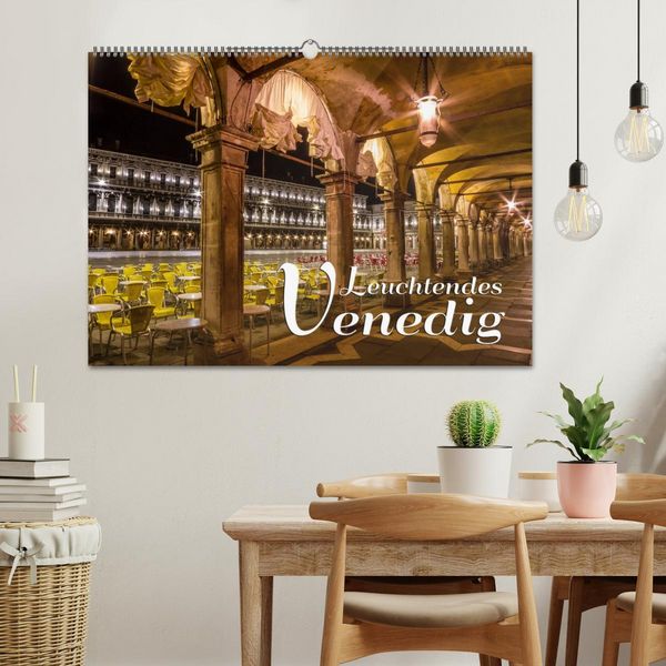 Produktbild: Leuchtendes Venedig (Wandkalender 2026 DIN A2 quer), CALVENDO Monatskalender
