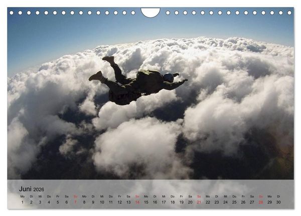 Produktbild: Fallschirmspringer. Absprung der U.S. Navy Seals (Wandkalender 2026 DIN A4 quer), CALVENDO Monatskalender