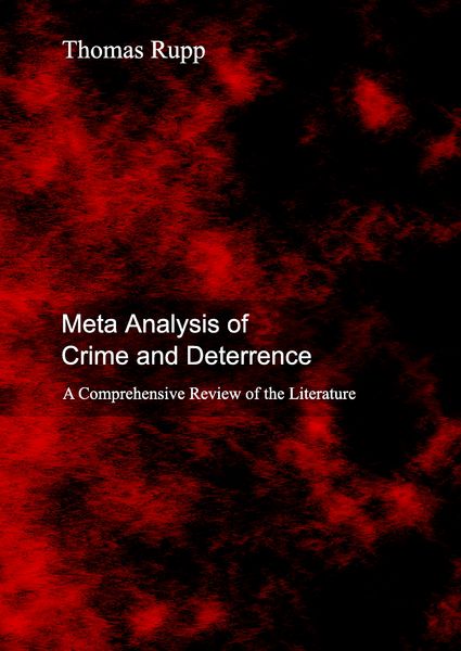 Produktbild: Meta Analysis of Crime and Deterrence
