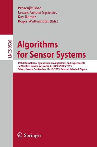 Produktbild: Algorithms for Sensor Systems