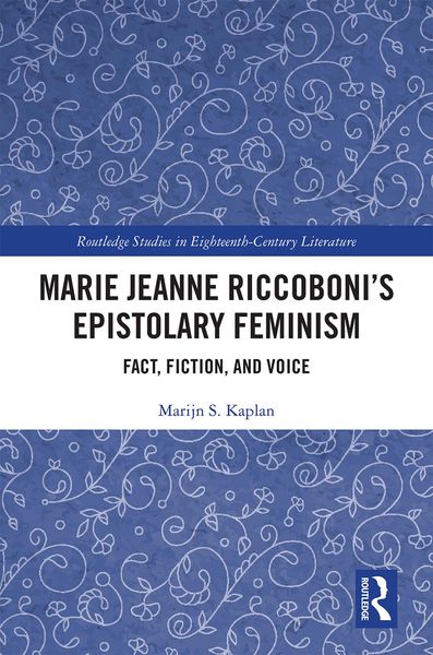 Produktbild: Marie Jeanne Riccoboni's Epistolary Feminism