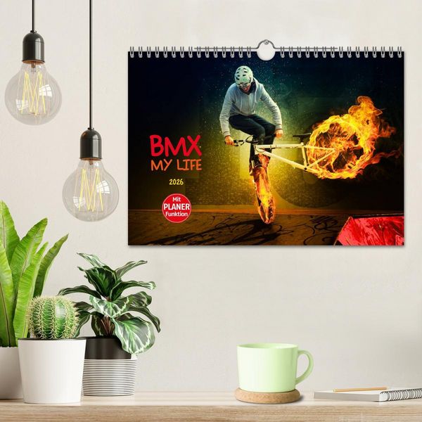Produktbild: BMX My Life (Wandkalender 2026 DIN A4 quer), CALVENDO Monatskalender