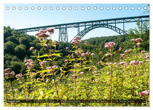 Produktbild: M&uuml;ngstener Br&uuml;cke - Stahlkonstruktion der Superlative (Tischkalender 2026 DIN A5 quer), CALVENDO Monatskalender
