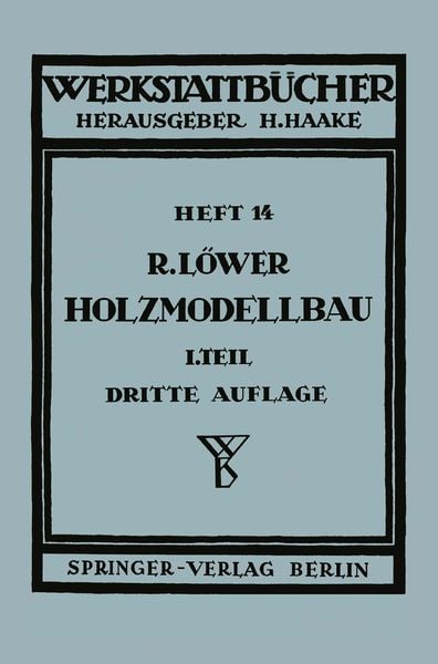 Produktbild: Der Holzmodellbau