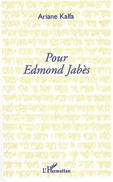 Produktbild: Pour Edmond Jab&egrave;s