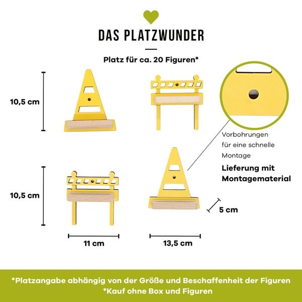 Produktbild: Wandregal "Baustelle" für Toniebox