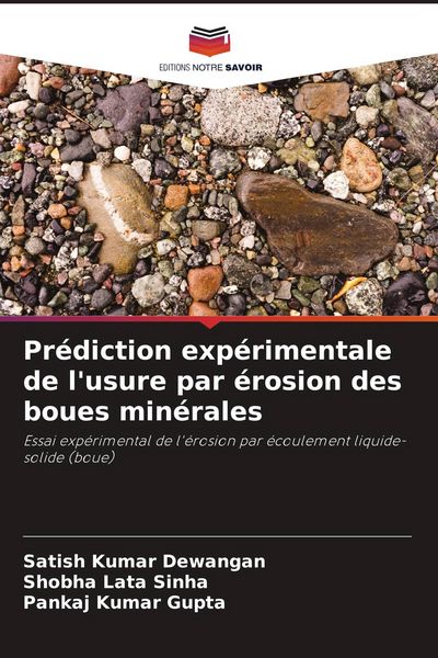 Produktbild: Pr&eacute;diction exp&eacute;rimentale de l'usure par &eacute;rosion des boues min&eacute;rales