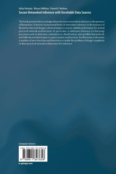 Produktbild: Secure Networked Inference with Unreliable Data Sources