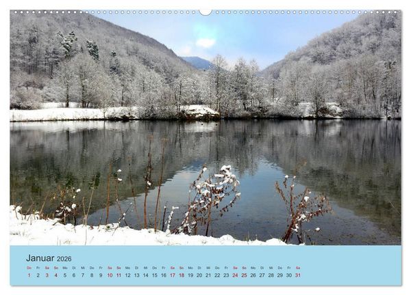 Produktbild: Unsere sch&ouml;ne Heimat - Die Schw&auml;bische Alb (hochwertiger Premium Wandkalender 2026 DIN A2 quer), Kunstdruck in Hochglanz