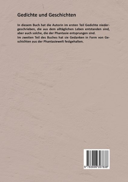 Produktbild: Gedichte und Geschichten