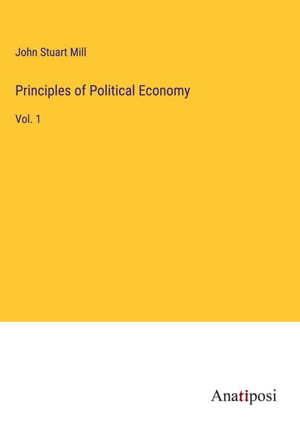 Produktbild: Principles of Political Economy