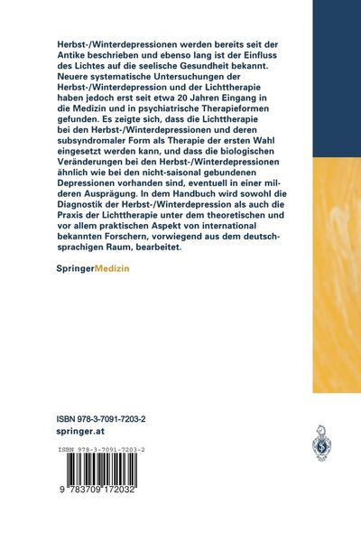Produktbild: Herbst-/Winterdepression und Lichttherapie