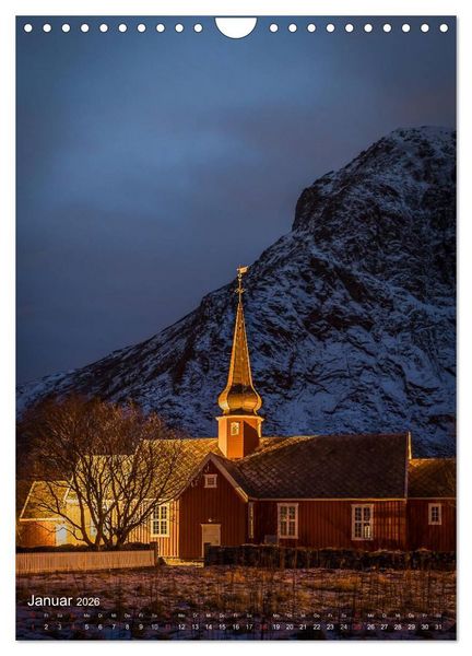 Produktbild: Mystische Lofoten (Wandkalender 2026 DIN A4 hoch), CALVENDO Monatskalender