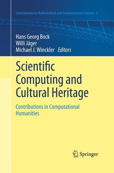 Produktbild: Scientific Computing and Cultural Heritage