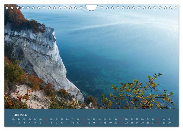 Produktbild: M&ouml;n, Impressionen einer d&auml;nischen Insel (Wandkalender 2026 DIN A4 quer), CALVENDO Monatskalender