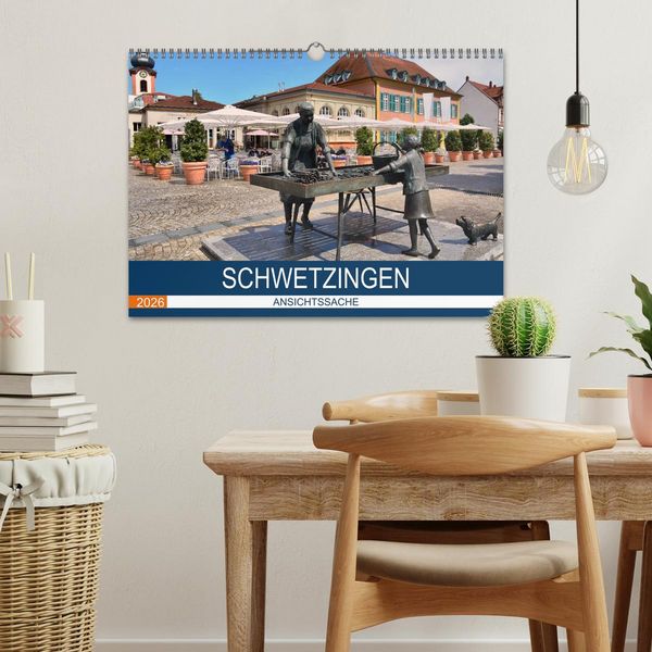 Produktbild: Schwetzingen - Ansichtssache (Wandkalender 2026 DIN A3 quer), CALVENDO Monatskalender
