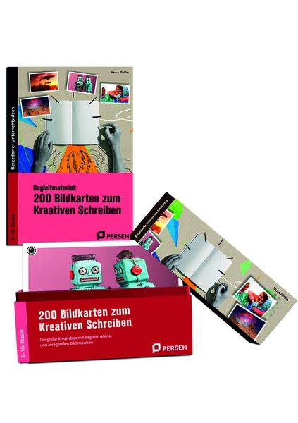 200 Bildkarten zum Kreativen Schreiben, Nonbook von Anouk Pfeiffer, Persen Verlag in der AAP Lehrerwelt GmbH, 978-3-403-21356-7