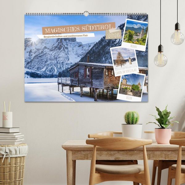 Produktbild: MAGISCHES S&Uuml;DTIROL (Wandkalender 2026 DIN A2 quer), CALVENDO Monatskalender
