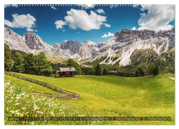 Produktbild: Bella Italia - Berge und Meer (hochwertiger Premium Wandkalender 2026 DIN A2 quer), Kunstdruck in Hochglanz