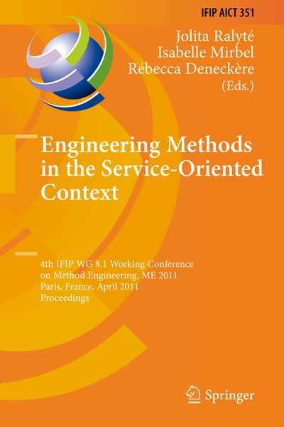 Produktbild: Engineering Methods in the Service-Oriented Context
