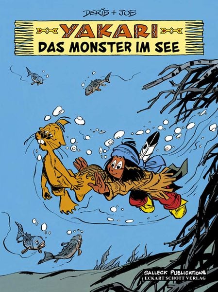 Yakari Band 17: Das Monster im See, Gebundene Ausgabe von André Jobin, Salleck Publications, 978-3-89908-306-4