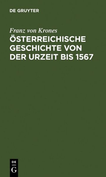 Produktbild: &Ouml;sterreichische Geschichte von der Urzeit bis 1526
