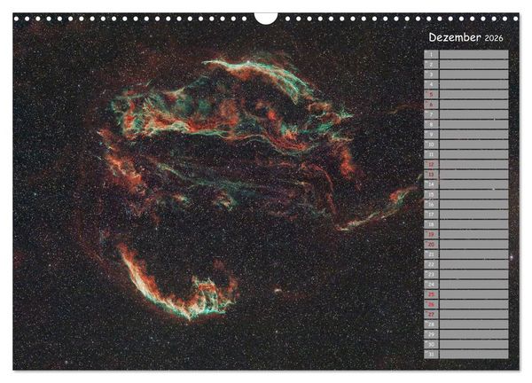 Produktbild: Deep-Sky Amateurastronomie (Wandkalender 2026 DIN A3 quer), CALVENDO Monatskalender