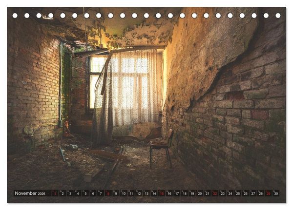 Produktbild: Faszination - Lost Places (Tischkalender 2026 DIN A5 quer), CALVENDO Monatskalender