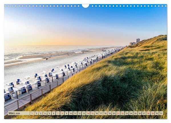 Produktbild: SYLT D&uuml;nenwege (Wandkalender 2026 DIN A3 quer), CALVENDO Monatskalender