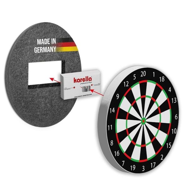 Produktbild: Karella Schallschutz Compact &Oslash;45 cm Silencer f&uuml;r Steeldartboards