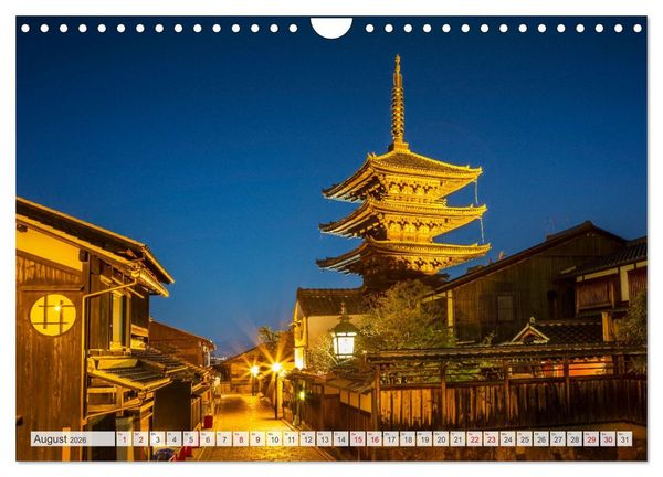Produktbild: JAPAN Reise durch Zeit und Sch&ouml;nheit (Wandkalender 2026 DIN A4 quer), CALVENDO Monatskalender