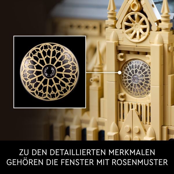 Produktbild: LEGO Architecture Notre-Dame de Paris, Architektur Modellbausatz 21061