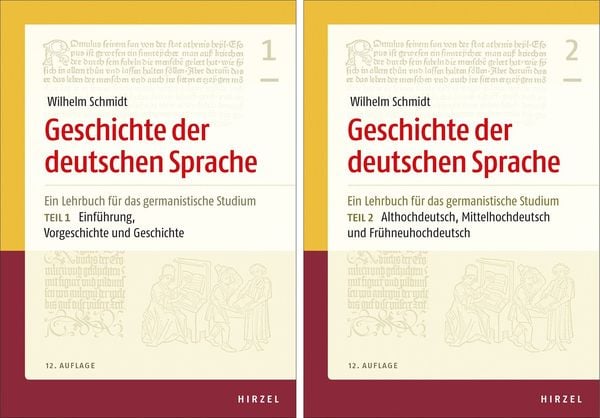 Produktbild: Geschichte der deutschen Sprache. Teil 1 und 2